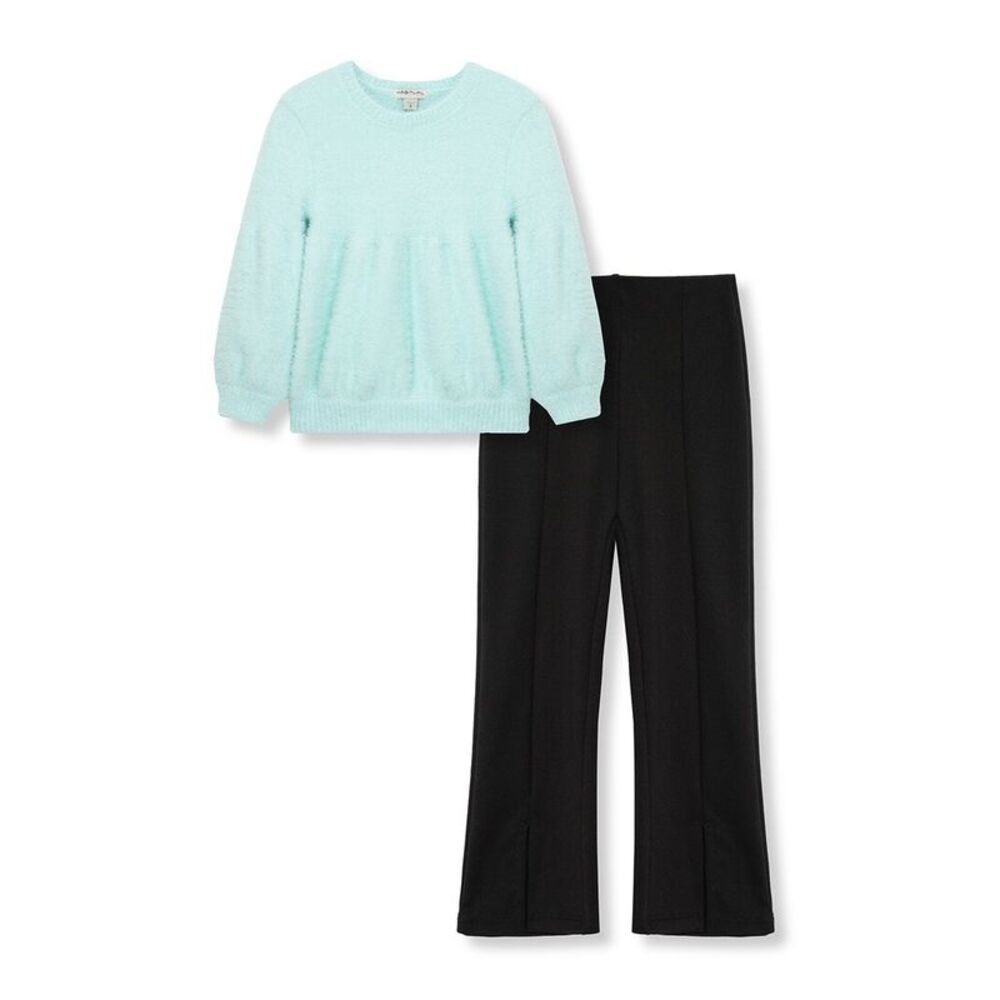 Habitual Girls  Sweater Mixed Pant Set